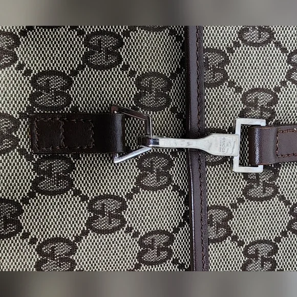 Uni Sex Brown Patterned Crossbody Bag - Picture 10 of 15